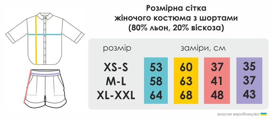 Костюм лляний літній ПІСОЧНИЙ 811713437 фото