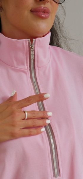 Костюм жіночий ZIP бавовняний на прозорій блискавці BARBIE __25350601 фото